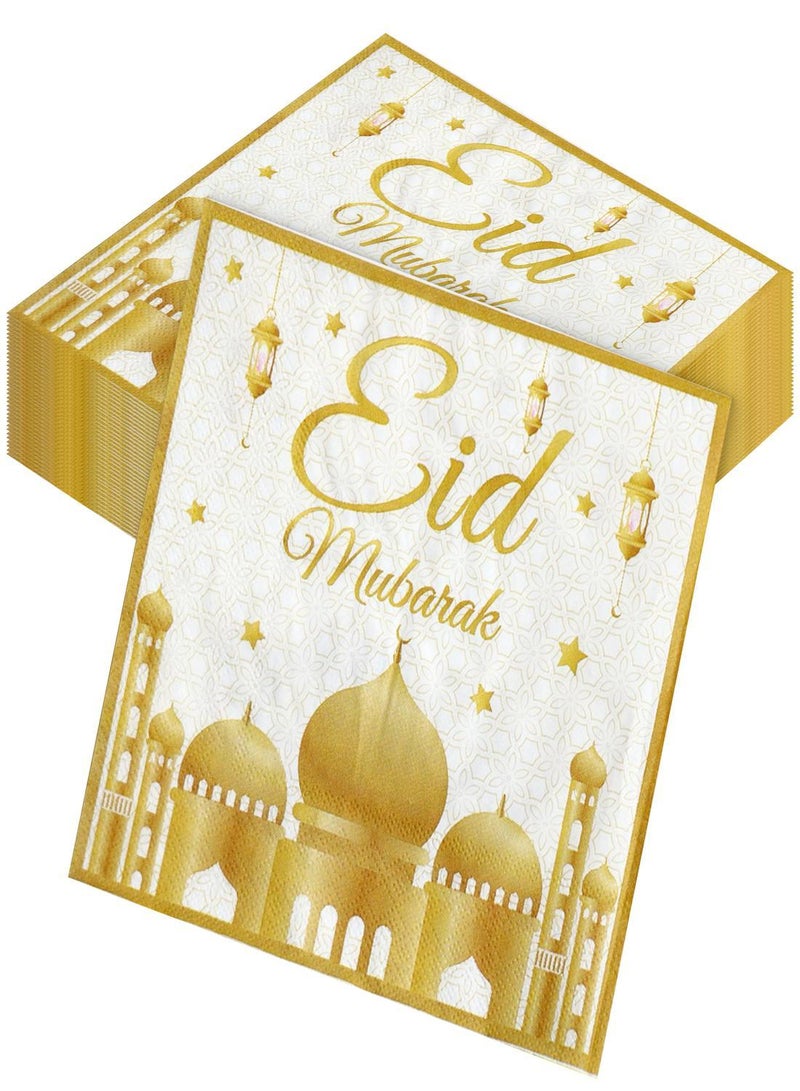 KatchOn Napkins Gold & White 40 pcs - Image 3